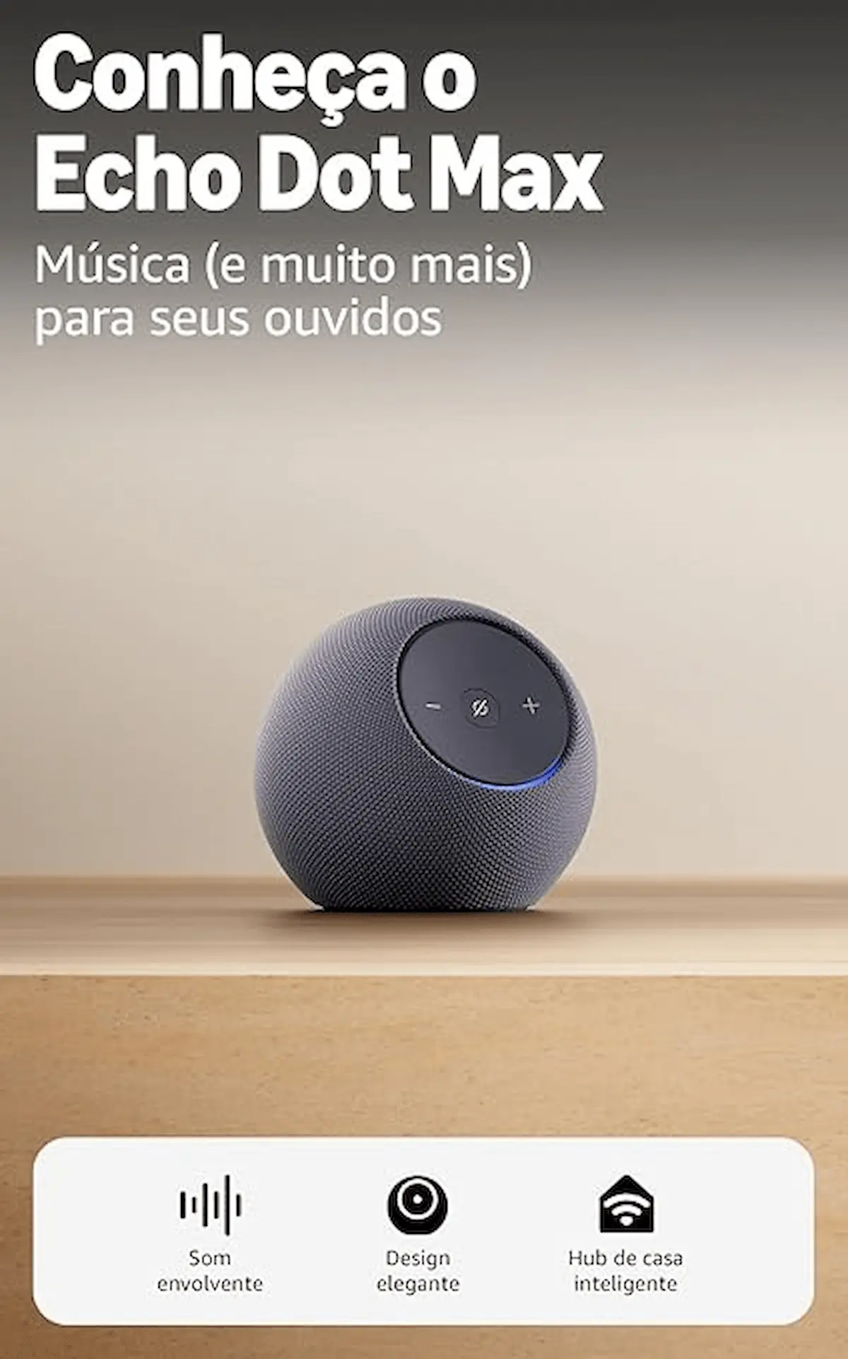 Amazon Echo Dot Max - Performance sonora superior nos acessórios para Echo Dot 5