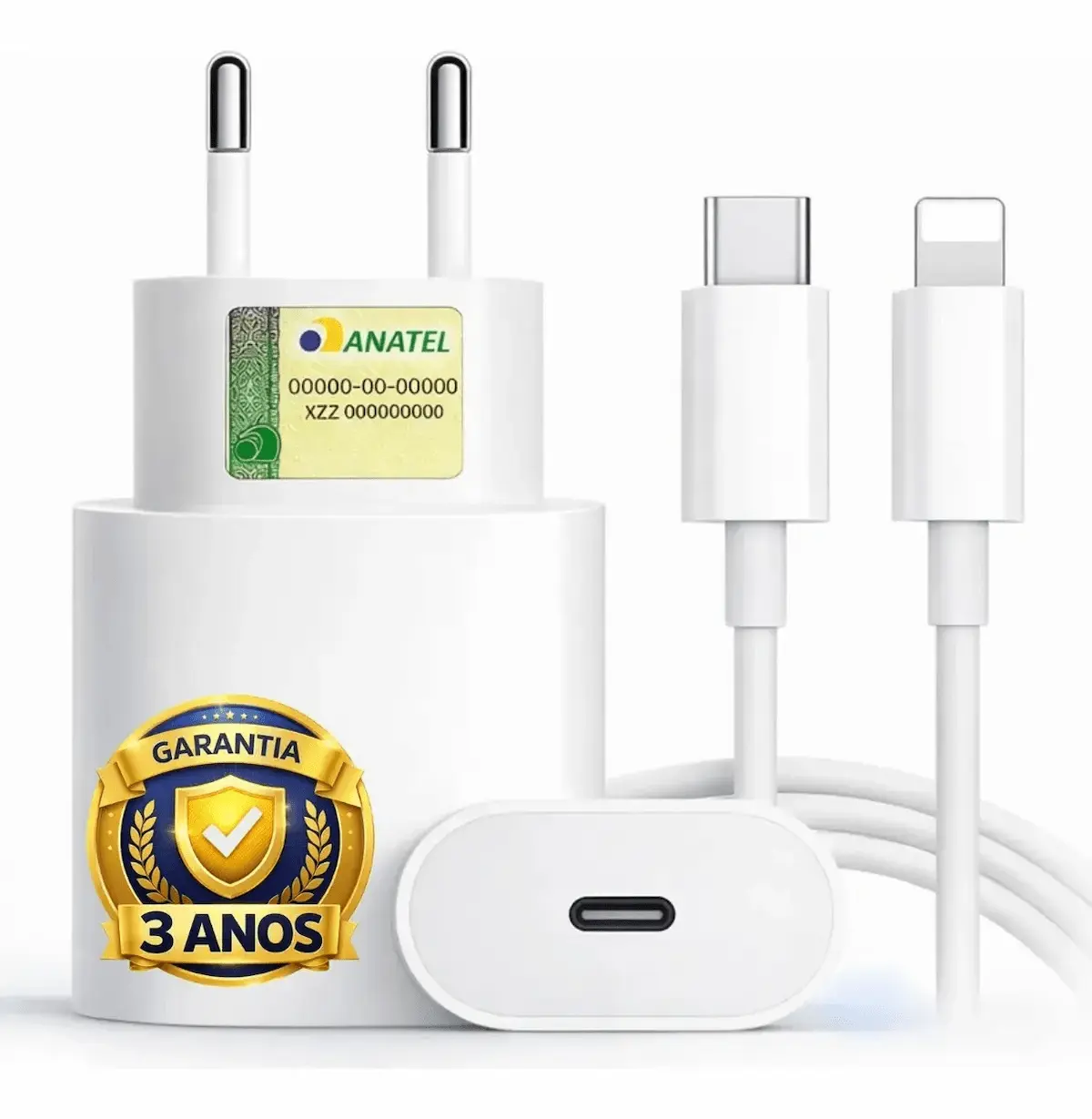 Carregador Compatível Com iPhone Turbo da marca Boyu Cell para carregamento rápido