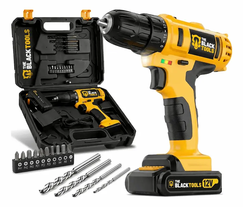 Parafusadeira The Black Tools 12V