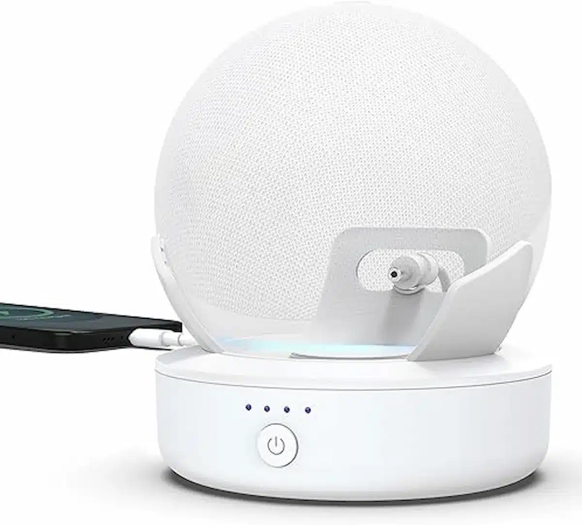 Base de bateria para Echo Dot 5, parte dos melhores acessórios para Echo Dot 5